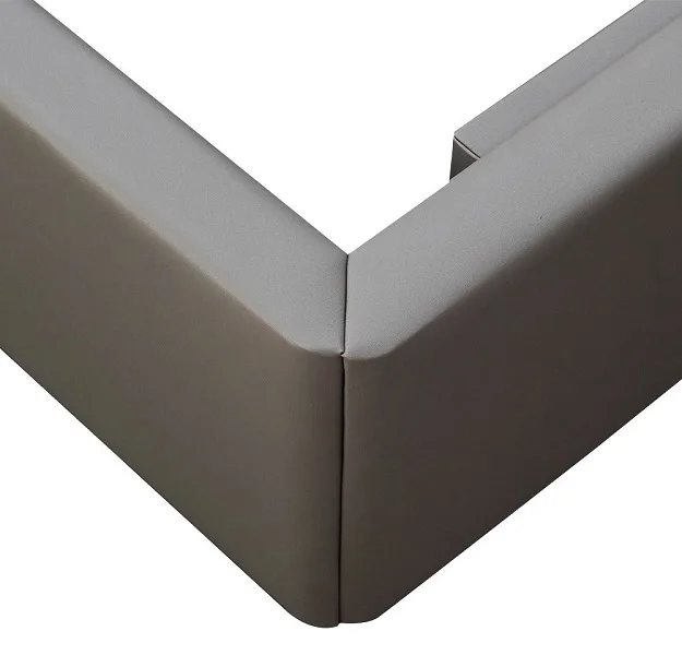 New Design Slat Bed Base Without Headboard Plywood Synthetic leather Hotel Bed Base