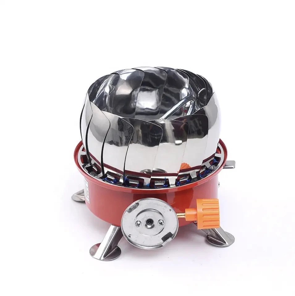 Outdoor Camping Stove Portable Snap-Type butane propane Lotus Burner Gas Cooking Stoves For Travelling Hiking Picnics