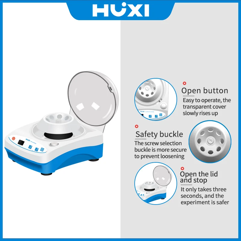 0.2ml/0.5ml/1.5ml/2.0ml angle rotor 4000rpm Low Speed  Lab Test Tube Micro Centrifuge