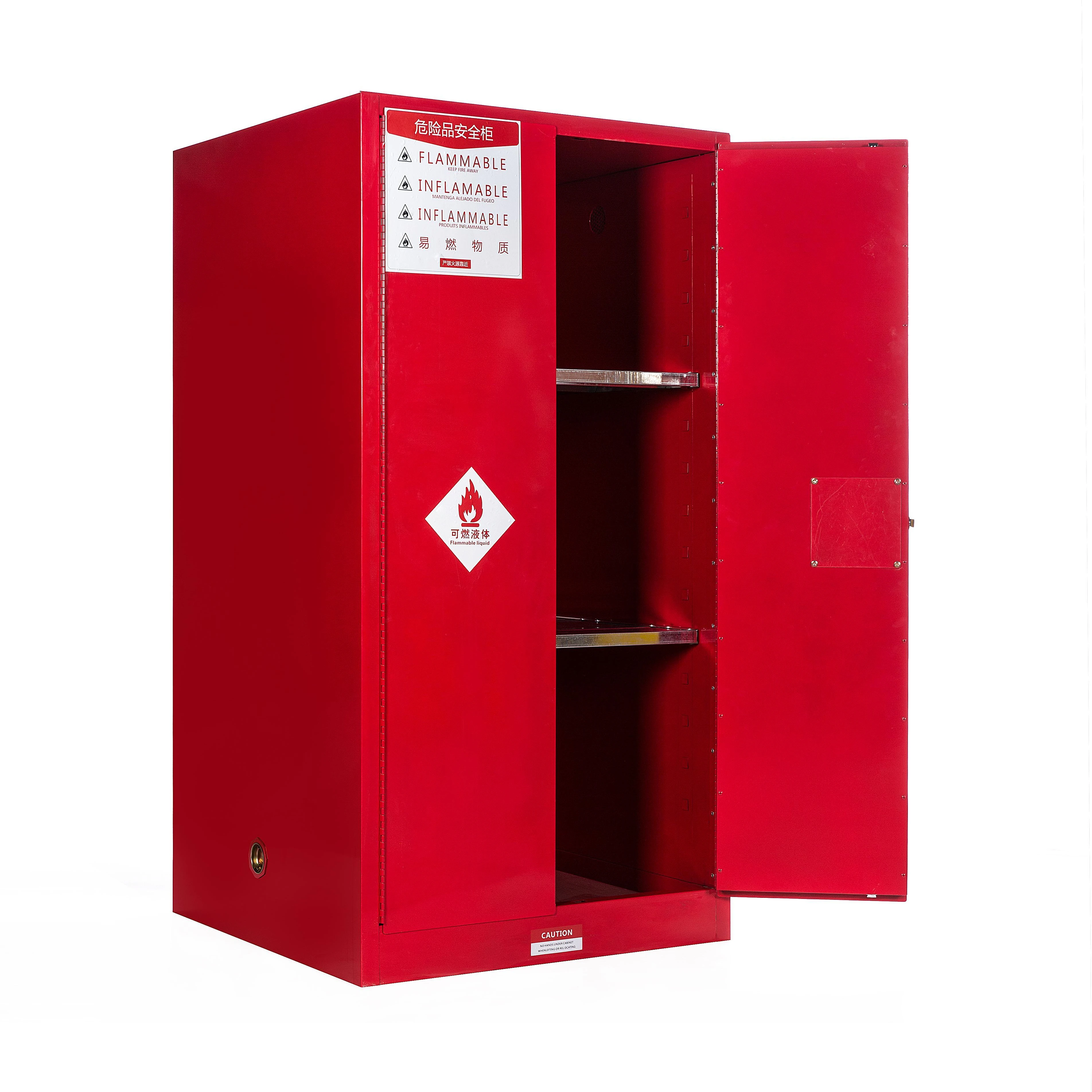 Industrial Battery Storage Cabinet Wholesale price 60 90 110 Gallons Fireproof Flammable Safety Cabinet Chemical Liquid Storage