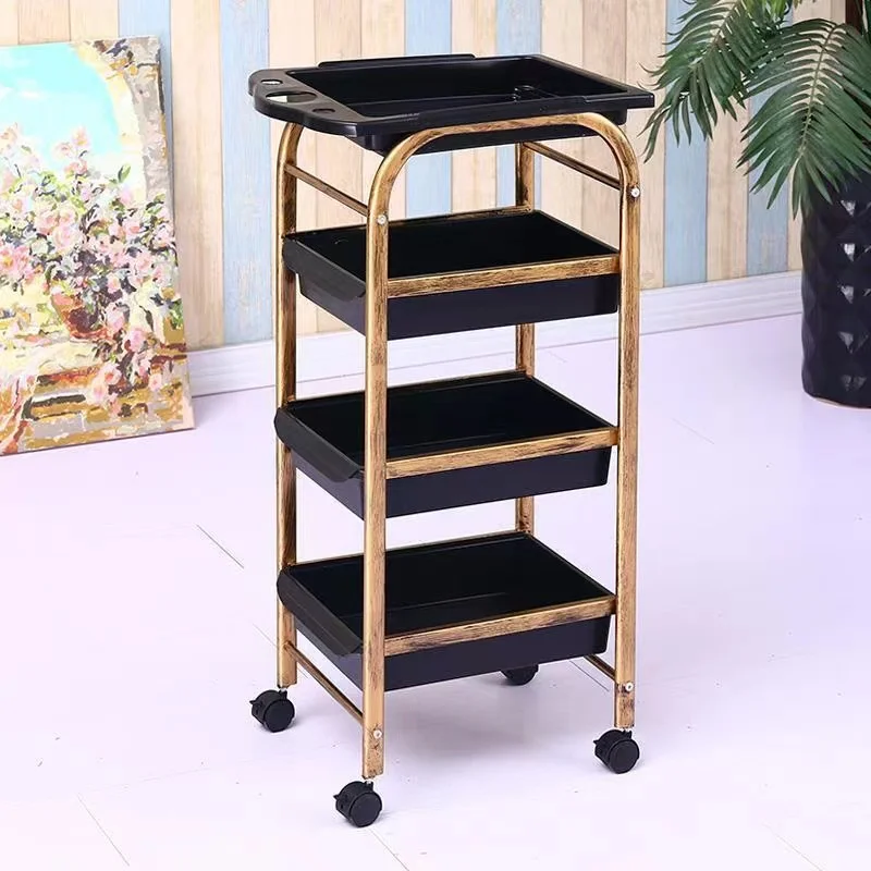 Wholesale factory high quality popular barber shop salon rolling trolley cart for barber shop hair station