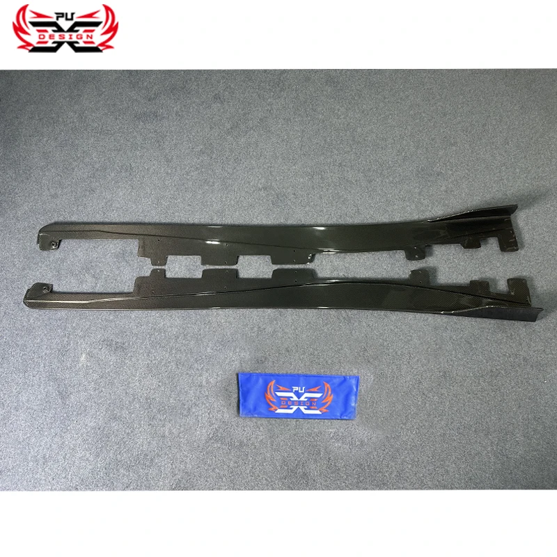 For Lexus LC500 LC500H Carbon Fiber ART Style Side Skirts Side Splitter   Bodykit