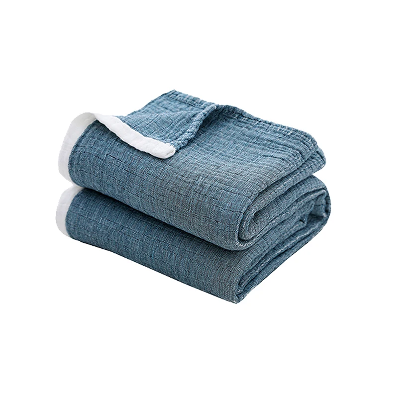 Nine colors available Cotton gauze summer thin air conditioning baby cover blanket nap blankets Full Size 59*79 inches