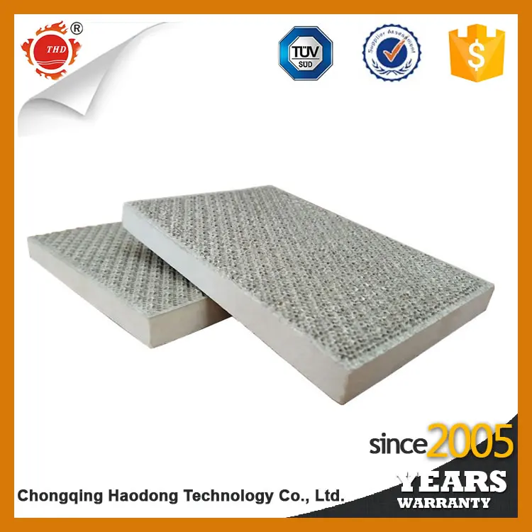 Customized 20% gas saving catalytic cordierite honeycomb ceramic combustion plate for burner stove
