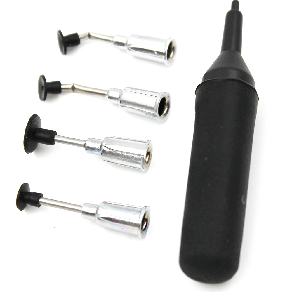 Mini Vacuum Sucking Pen IC SMD Sucker Pick Up Hand 4 Suction Headers Tools Vacuum Suction Pen C0017