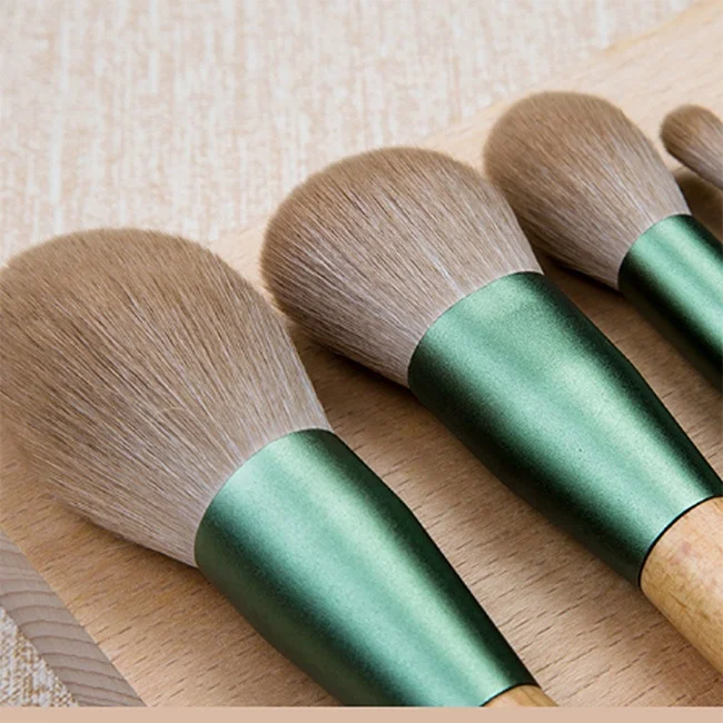 
10pcs Makeup Eye Brush Set Synthetic Packing Barrel Professional Makeup Brush Set 