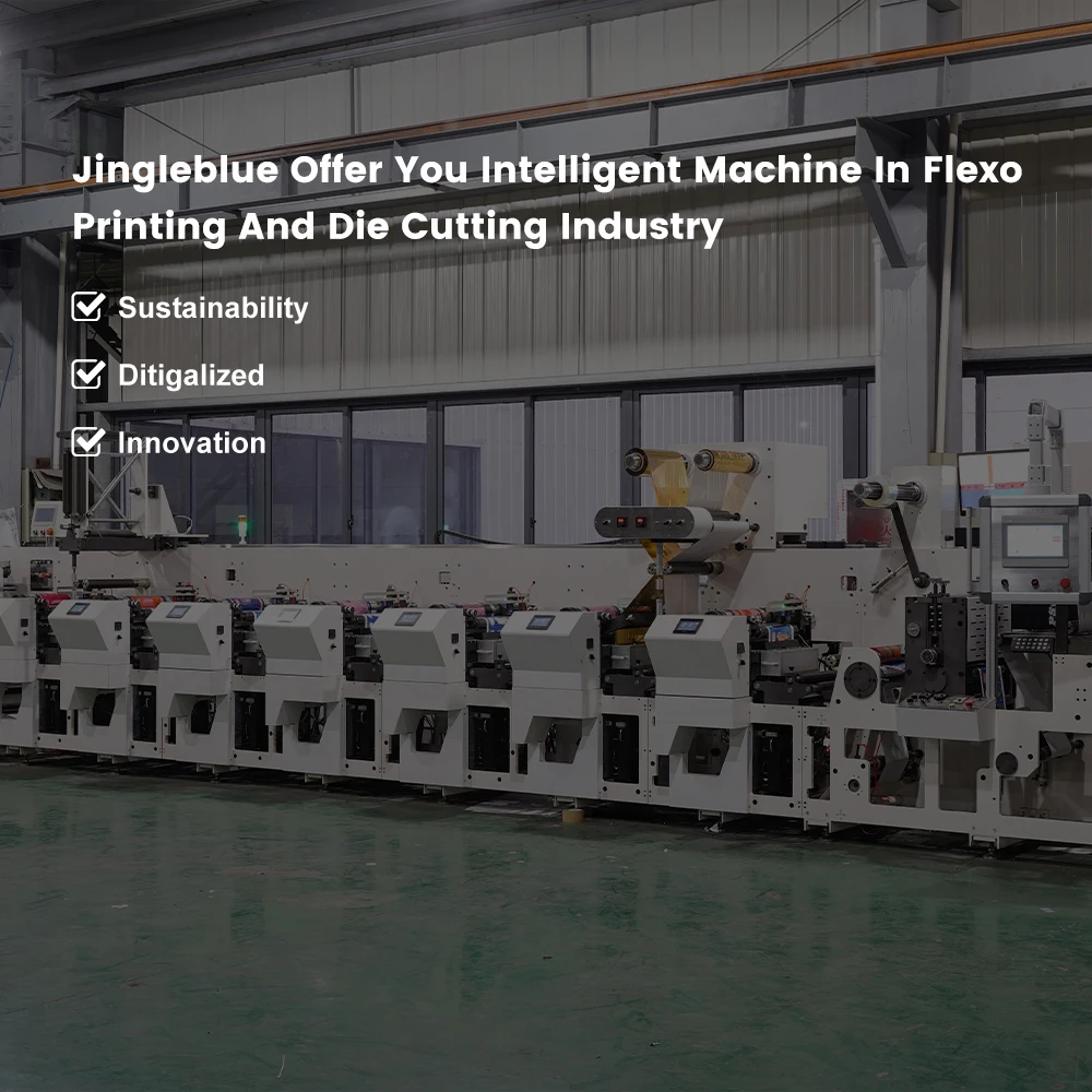 Automatic High Speed Flexo Printing Machine 2 4 6 8 Color Printer Paper Cup Printing Machine With High Quality