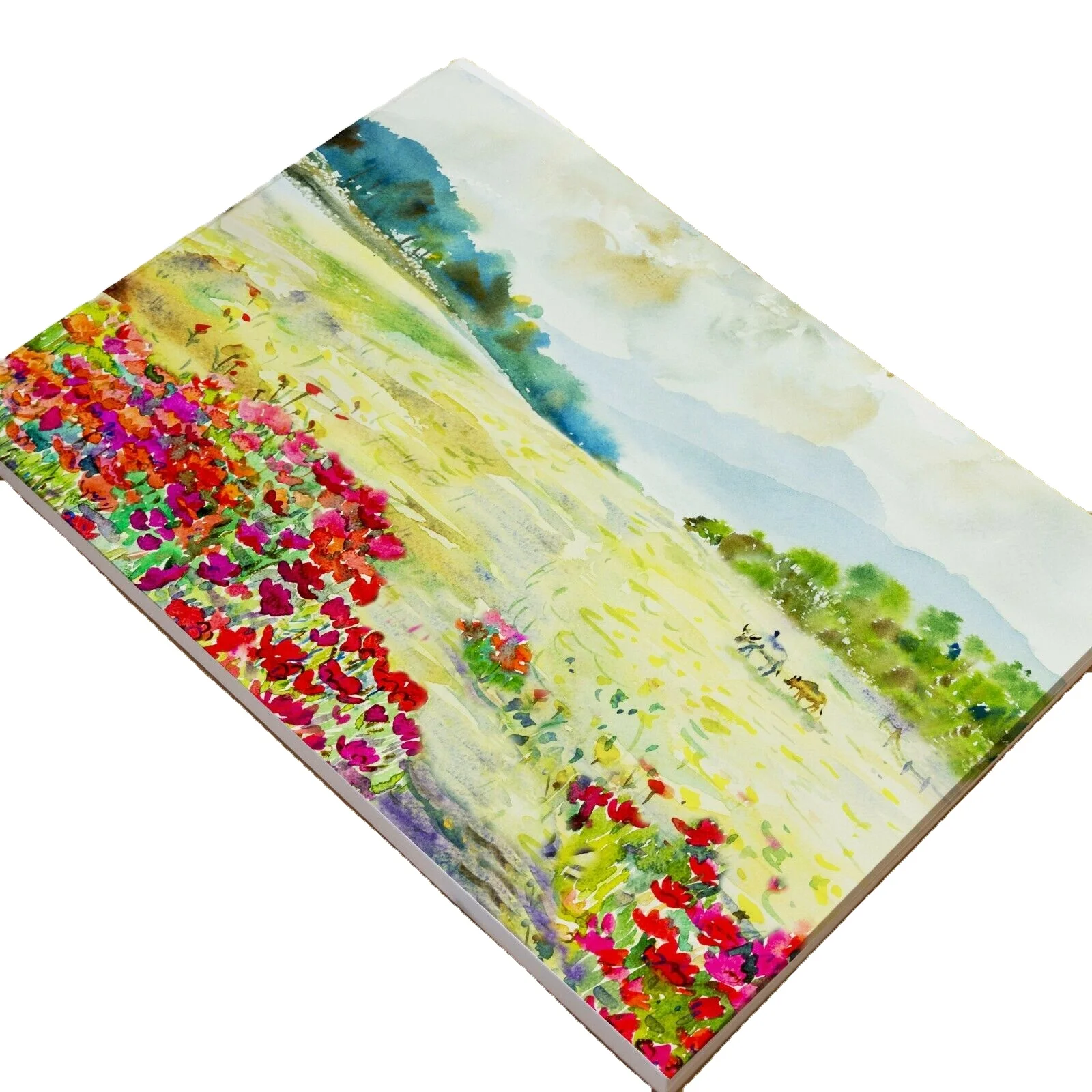 Customized Watercolor Paint Set Metallic Neon Watercolor With Painting Brush for Children Beginner Painting