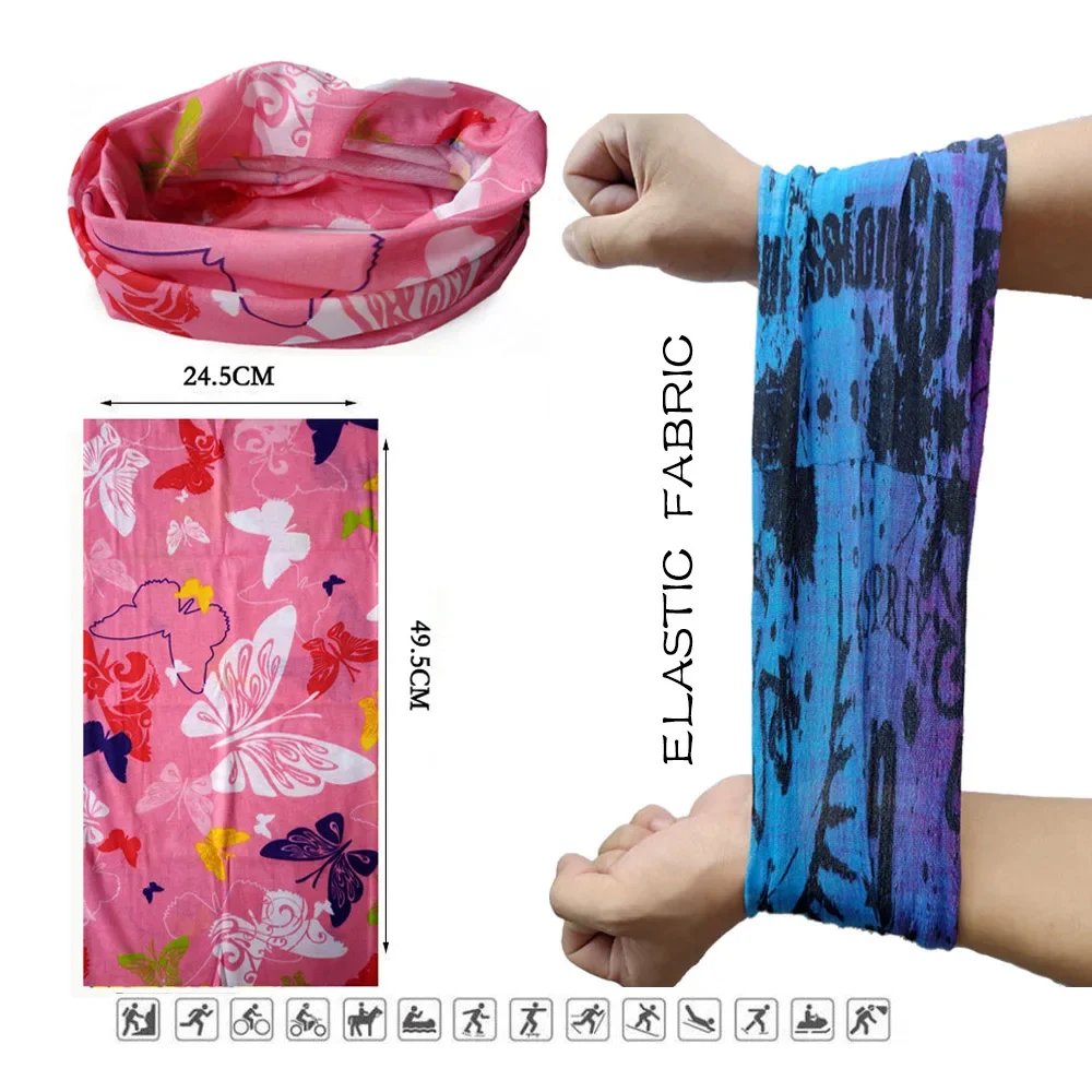 Seamless Magic Multifunctional Neck Tube Magic Bandanas Sport Bicycle Tube Ring Scarf