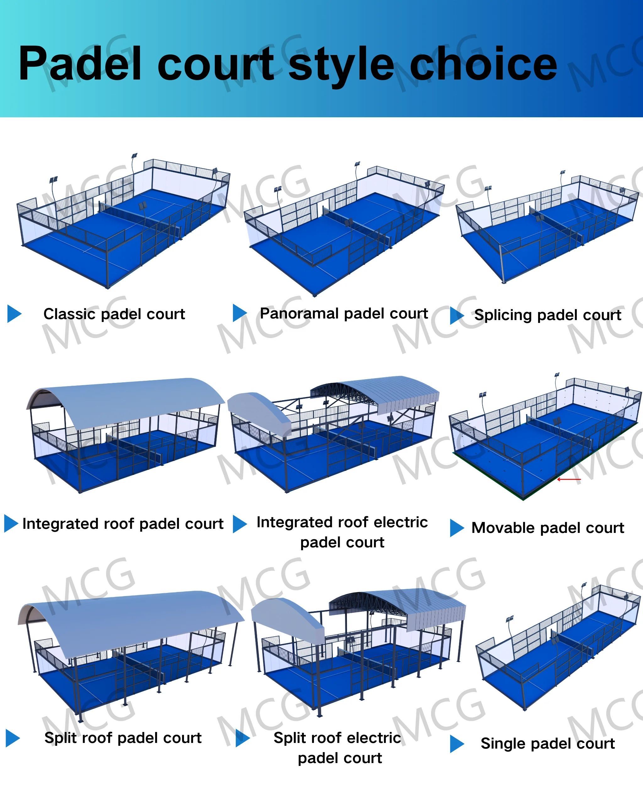 2024 hot sell Panoramic Padel Tennis Court outdoor indoor cancah de paddle tennis court seperate roof tent cover for sport club
