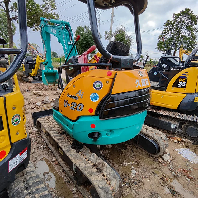 Kubota U20S U20 Used Mini Excavator Second-hand Micro Excavator 2 tons Small Digger Machinery with Dozer Blade for Sale