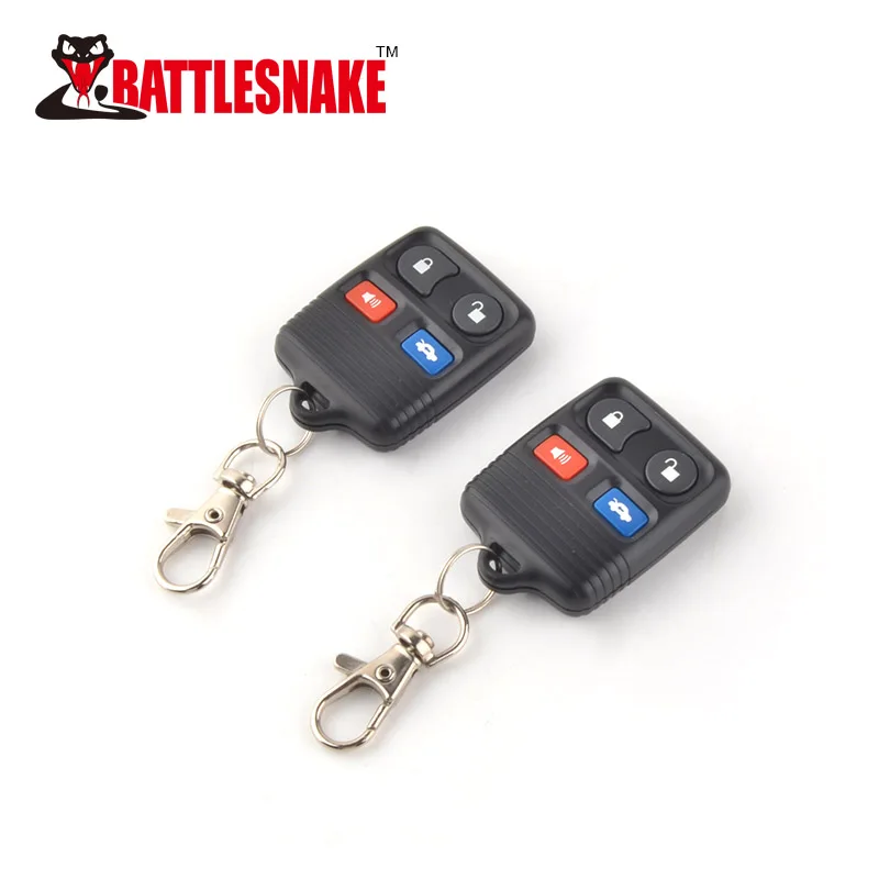 Car alarm door lock keyless entry system power window closer kit with horn connector