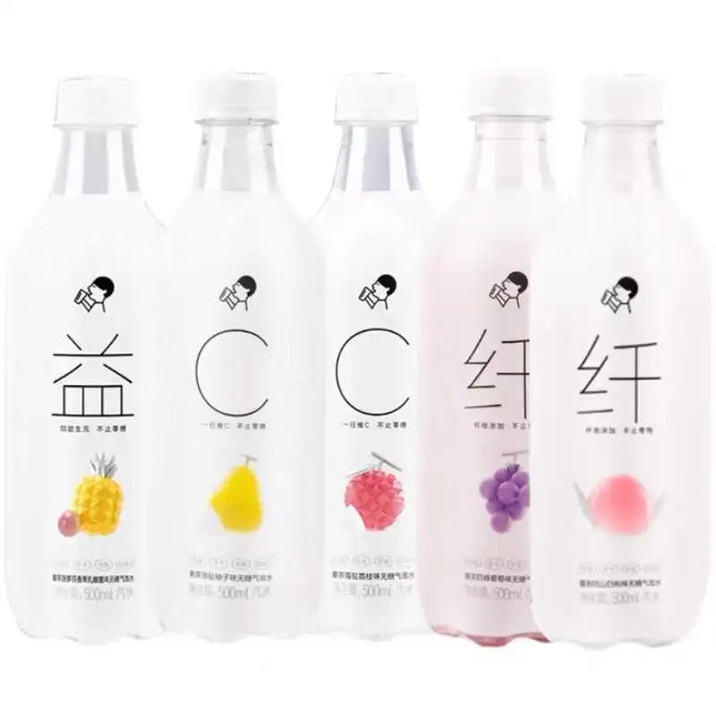 Оптовая продажа китайский газированный напиток Heytea 0 жирные фруктовые напитки сверкающая вода