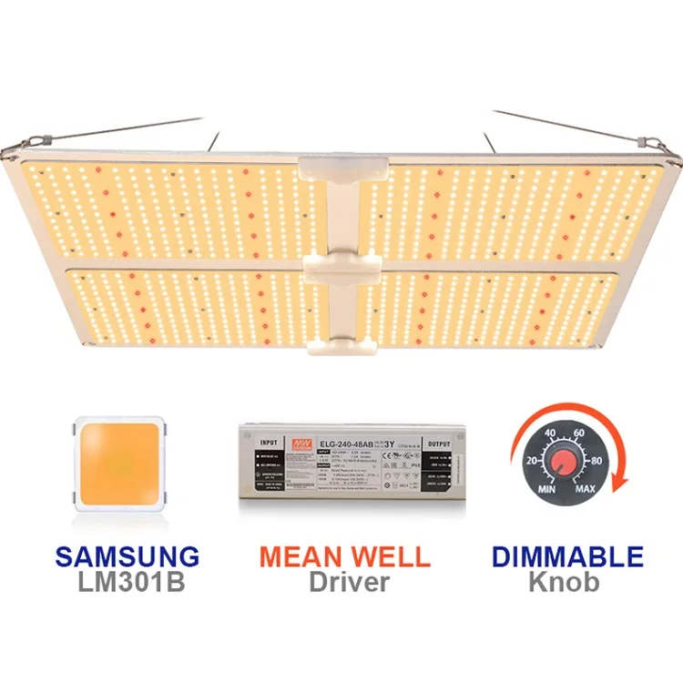 Панель 110 Вт 220 320 450 600 с диодами Samsung lm301h UV IR полный спектр Светодиодная лампа для роста