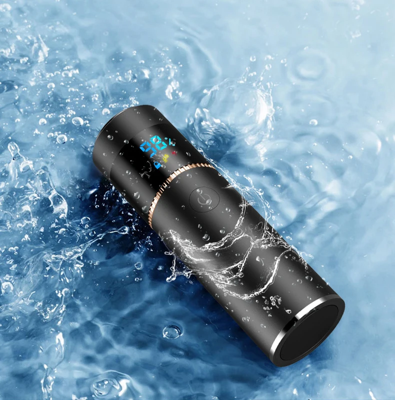 New 8d Car Portable And Rechargeable Wet And Dry Water Proof Electric Bald Head Shavers For Men