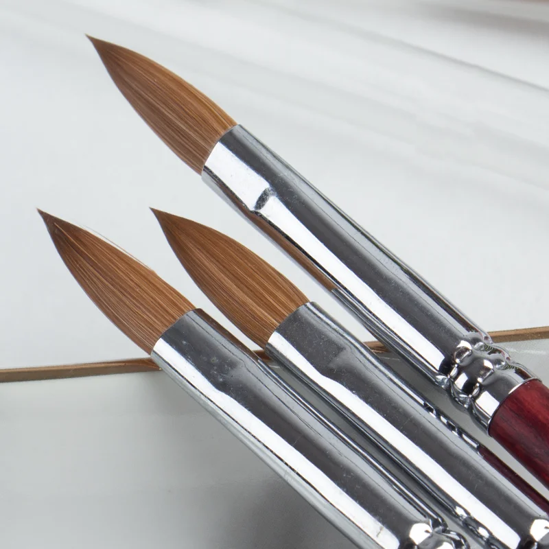 High quality International size 100% kolinsky sable nail brush kolinsky Acrylic Nail Brush