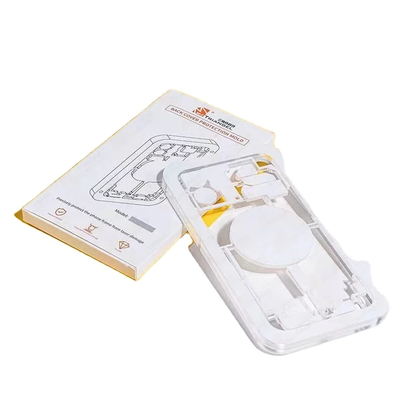 Back Housing Protect Mold For iPhone Big Hole Back Glass LCD Fiber Laser Back Cover Laser Mould