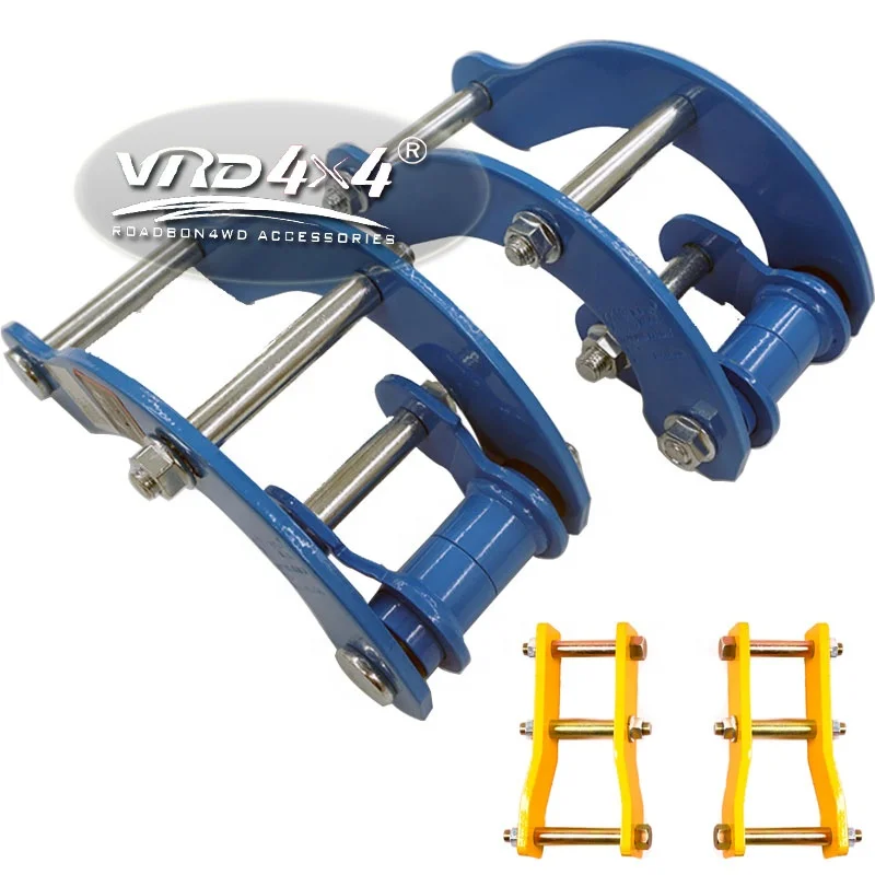 G-shackle Double Shackle Lifting Cushion Block for Pickup Truck Comfort Shackle for Hilux Navara Ranger D-max Triton