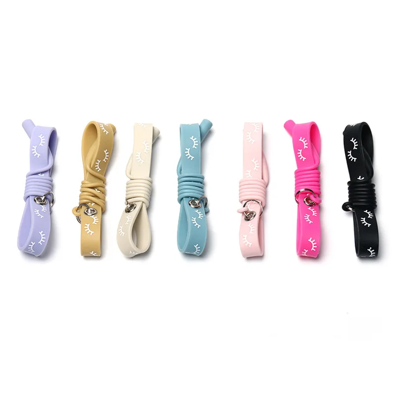 Anti-Fall Silicone Bracelet with Grafting Eyelash Tweezers Wrist Strap Protection Tool