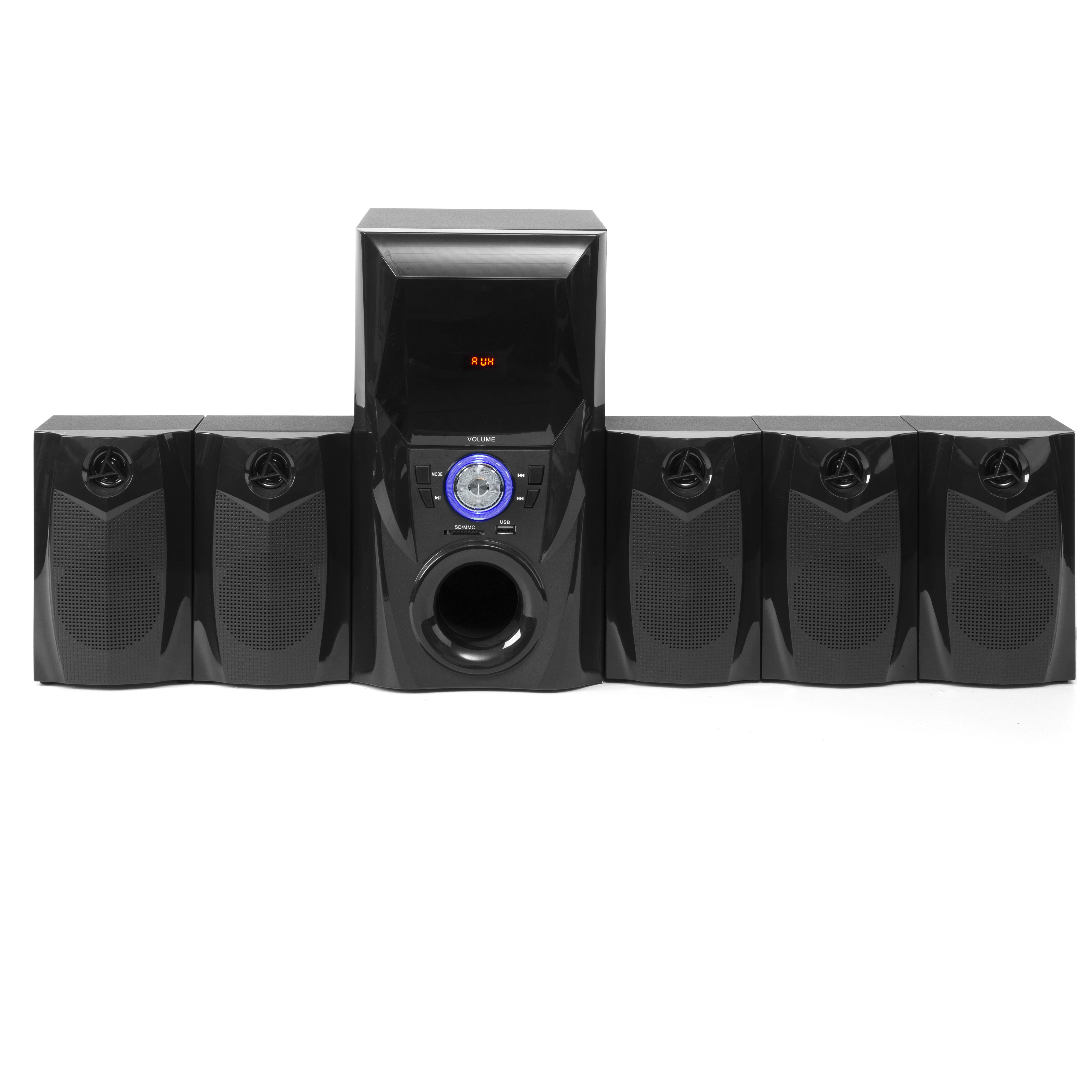 Classical Fashionable Home Theater Surround Sound System 5.1Ch Multimedia Speakers