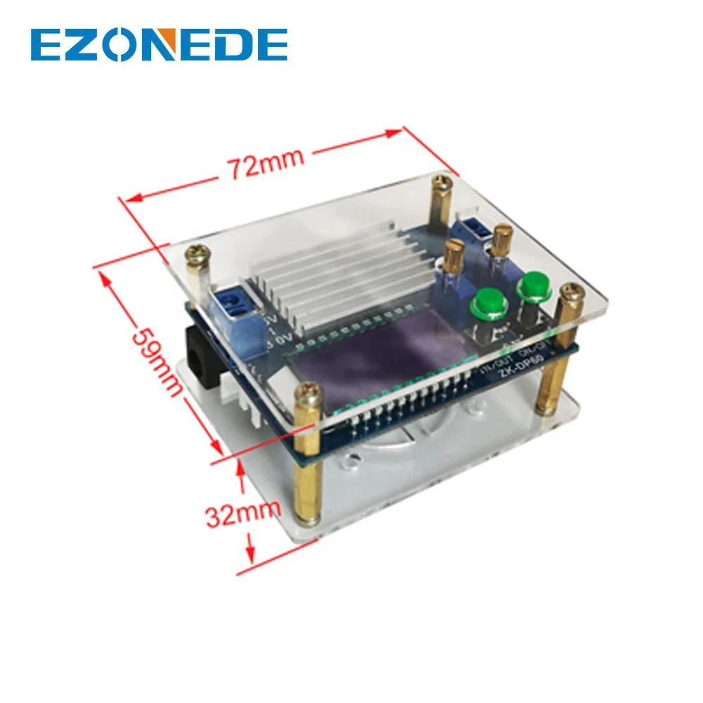 LCD Display DC 5.5-30V 12V to DC 0.5-30V 5V 24V Adjustable Constant Current Voltage Step UP Down Voltage Regulator with Shell