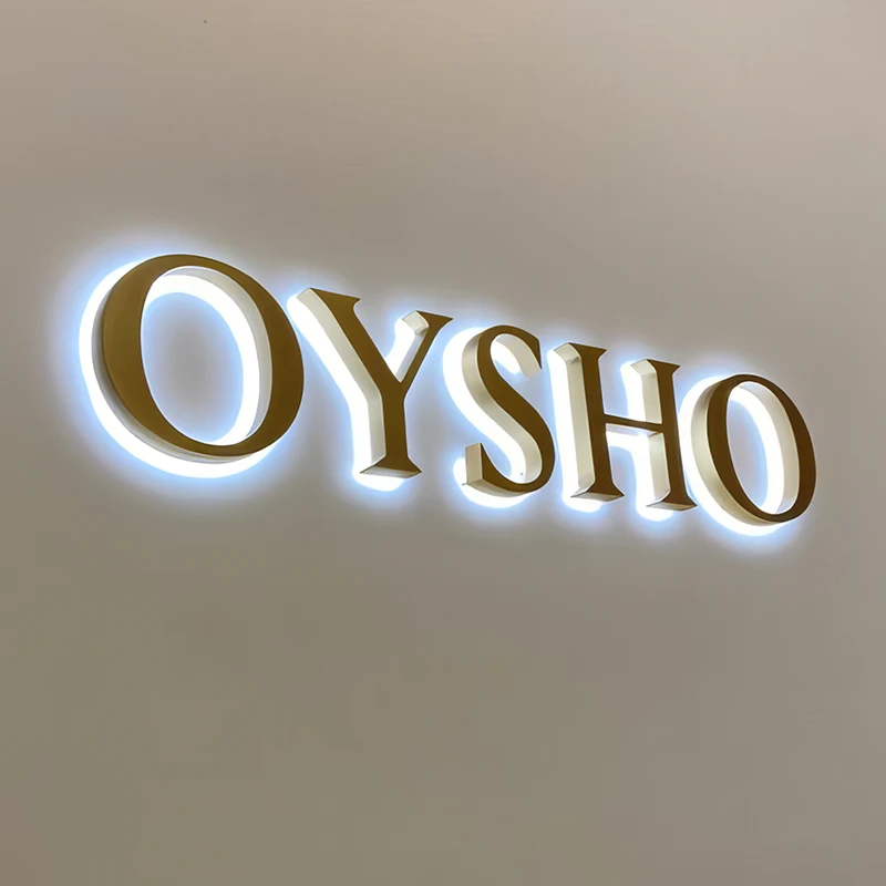 Custom 3d Logo Signage Led Electronic Letter Sign Led Backlit Letters Sign for Brand Board Design
