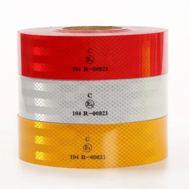 Good Quality ECE 104R 00821 Cinta Reflectiva Retro Reflective Tape Truck Sticker For Vehicles