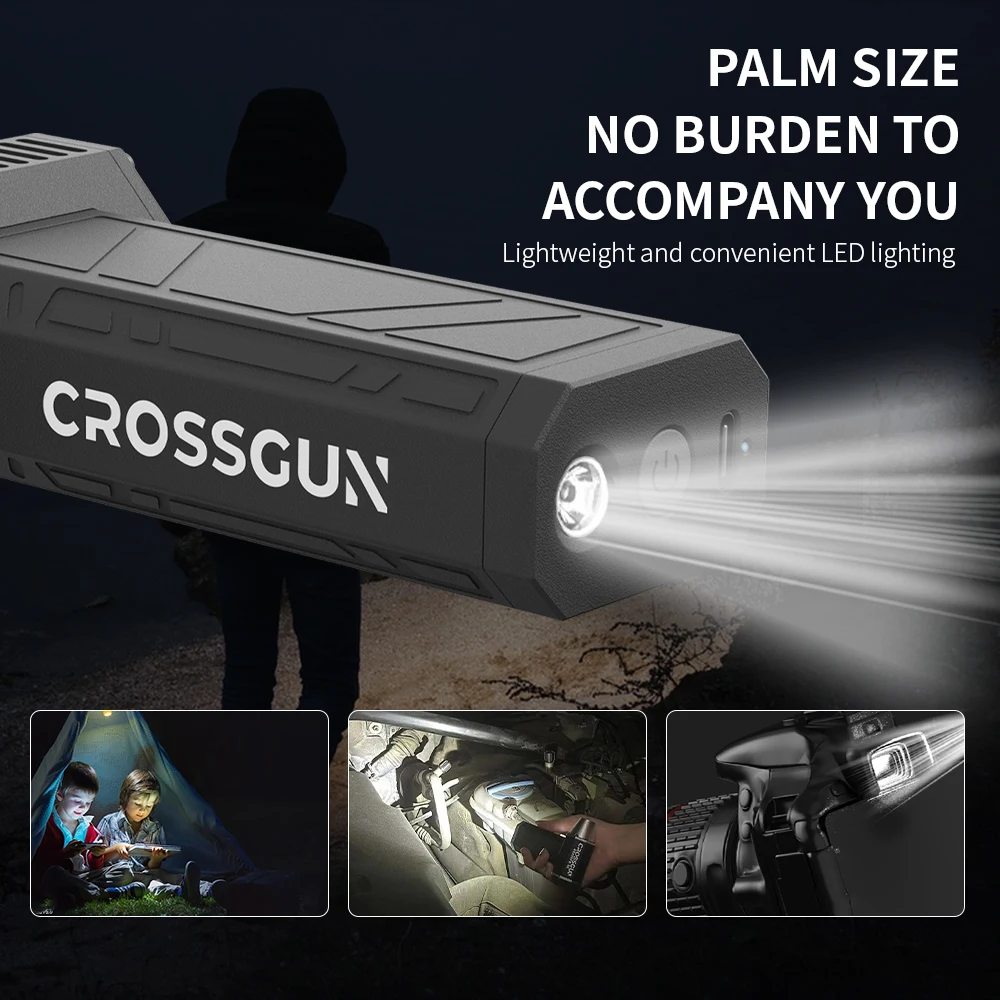 CROSSGUN Powerful 120000RPM  USB Electric high-power industrial portable car dust blowing household dust collector