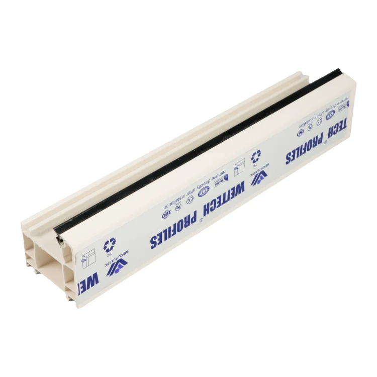 Good Quality Pvc Extrusion Pvc Profile Euro Standard PVC Profiles for UPVC Windows and Doors Sections
