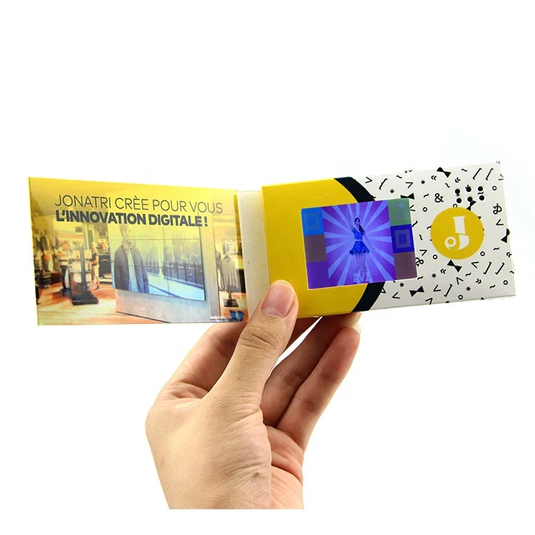 wholesale 2.4 to 10.1 inch lcd screen custom video business card marketing greeting card brochure promotional invitation