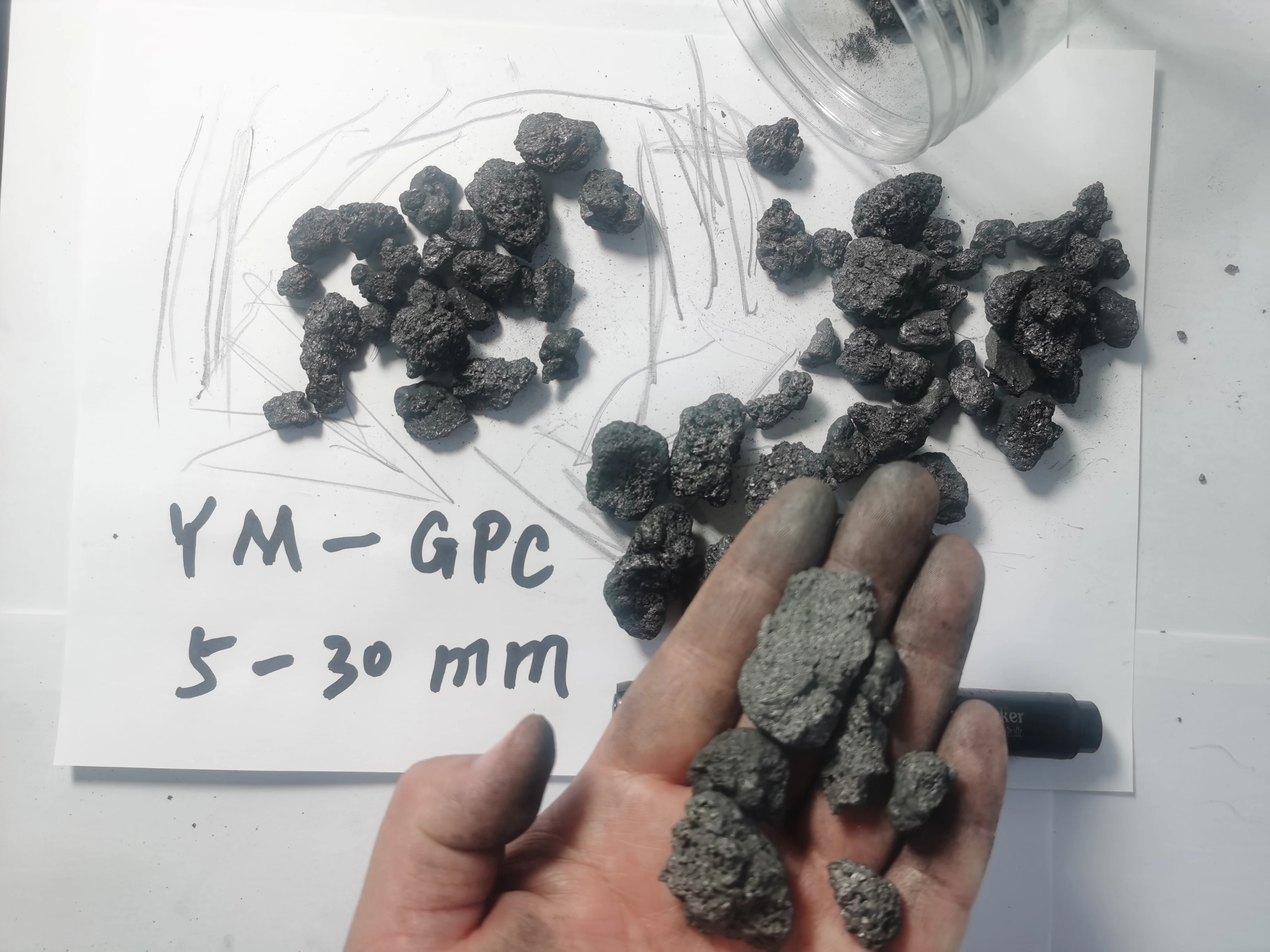 High quality Graphitized petroleum coke petroleum pet coke specifications