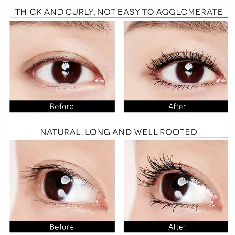 Factory Price Custom Mascara Tube Bottle Private Label Makeup Black Double Head Mascara