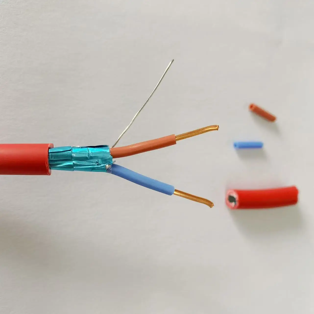 Fire Resistant Cable PH30  2C 1.5mm2  Flexible Shielded   Low Smoke Zero Halogen Cable for Emergency Systems