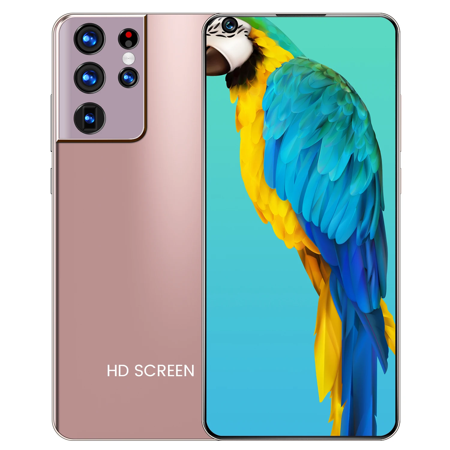 Hot selling 2021 trends Big HD screen S21U smart phone 10core quality assurance 12GB+512GB 7.3'HD+ display 24MP+48MP 6800mAh