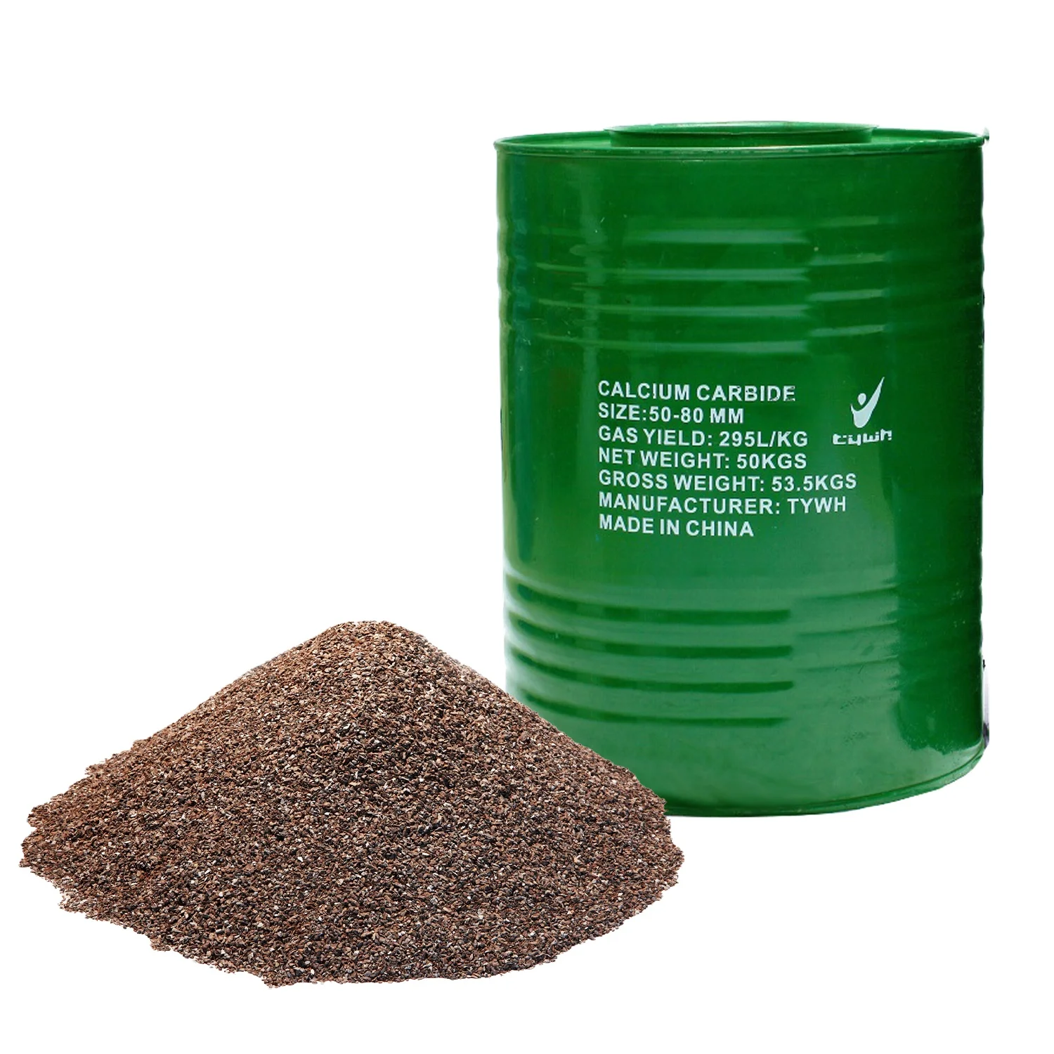 China Factory Exports 4-7mm Calcium Carbide Cac2 High Yield High Concentration Acetylene Gas