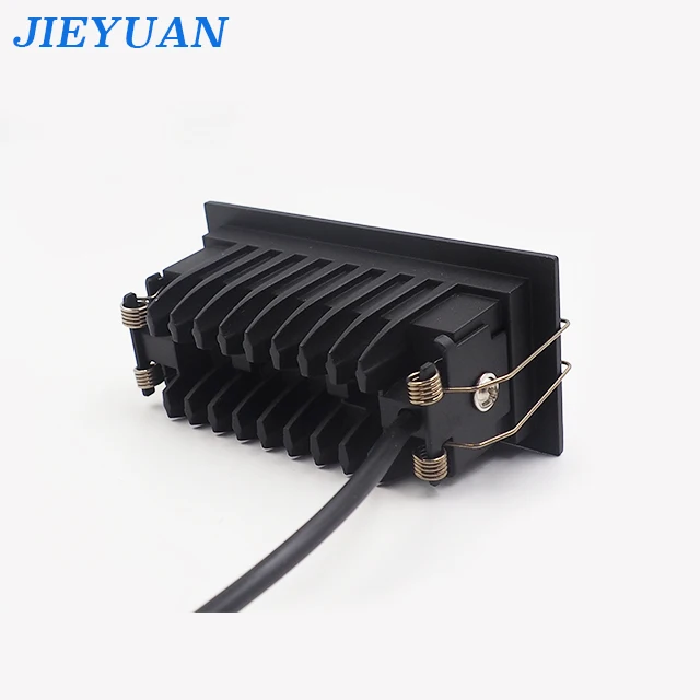
China Factory Grille Light Fixture Multiply Head Commercial Square LED Downlight Recessed Led Grille Light 