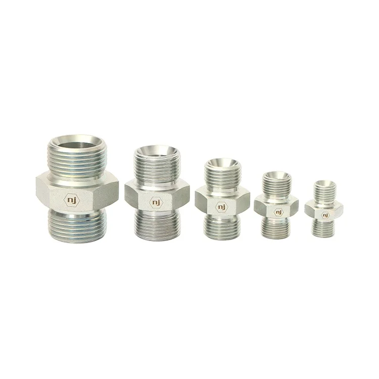 High Pressure BSP Male Double Use For 60 Cone Seat Or Bonded Seal 1B British Hydraulic Fitting Hydraulic Adapter Hose Fittings