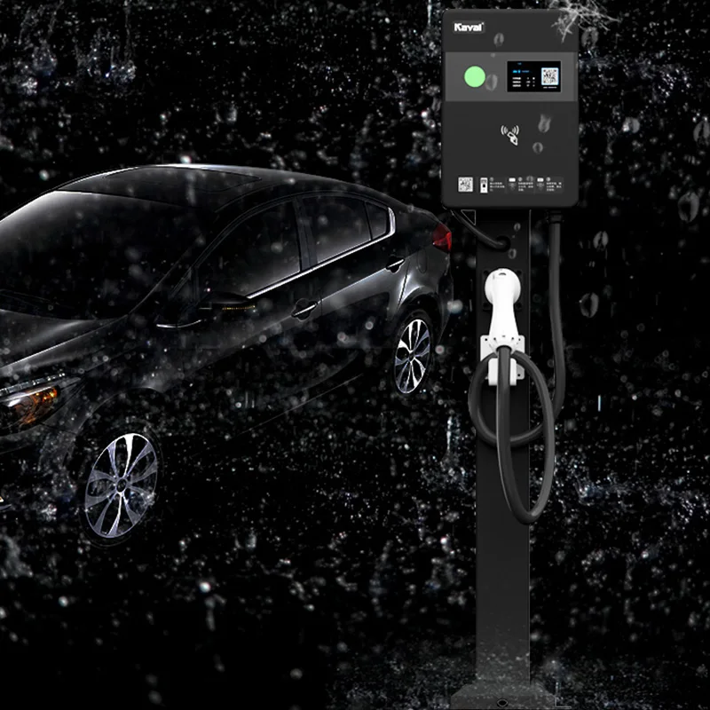 AMPPAL Hot Sell Wallbox 7KW Type2 AC EV Charger Wallbox EV Electric Car Charging Plug 32A Current