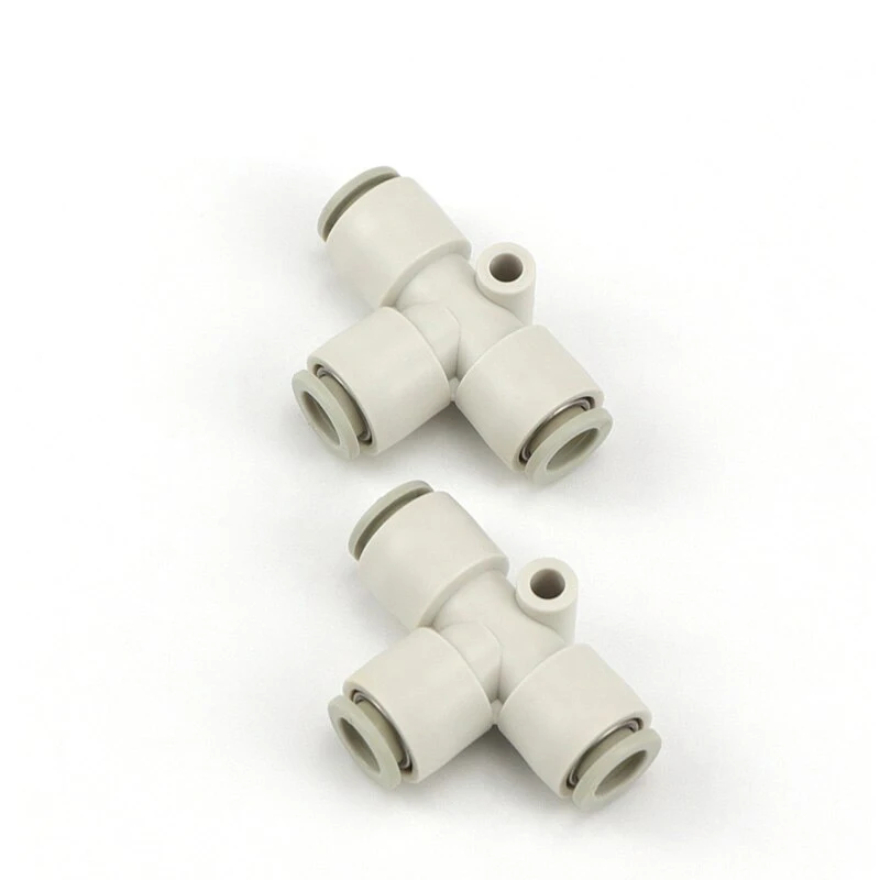 SMC Pneumatic PU Pipe Connector Model T Straight Quick Plug Connector Fittings KB2T/KQ2T Series