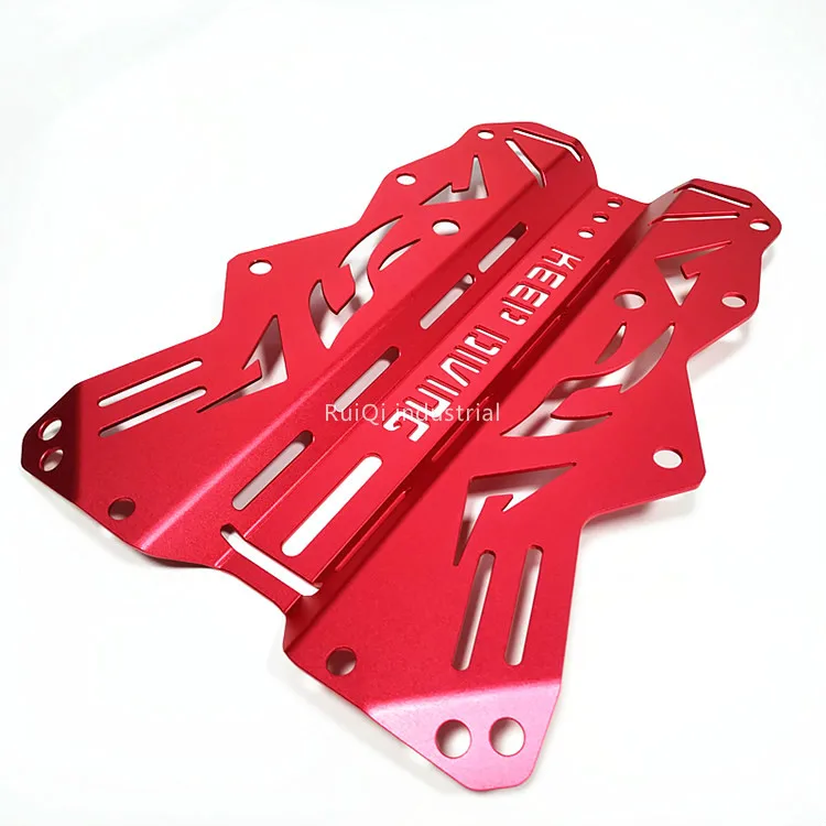customized 7075 aluminium alloy diving plate bracket stamping bending processing