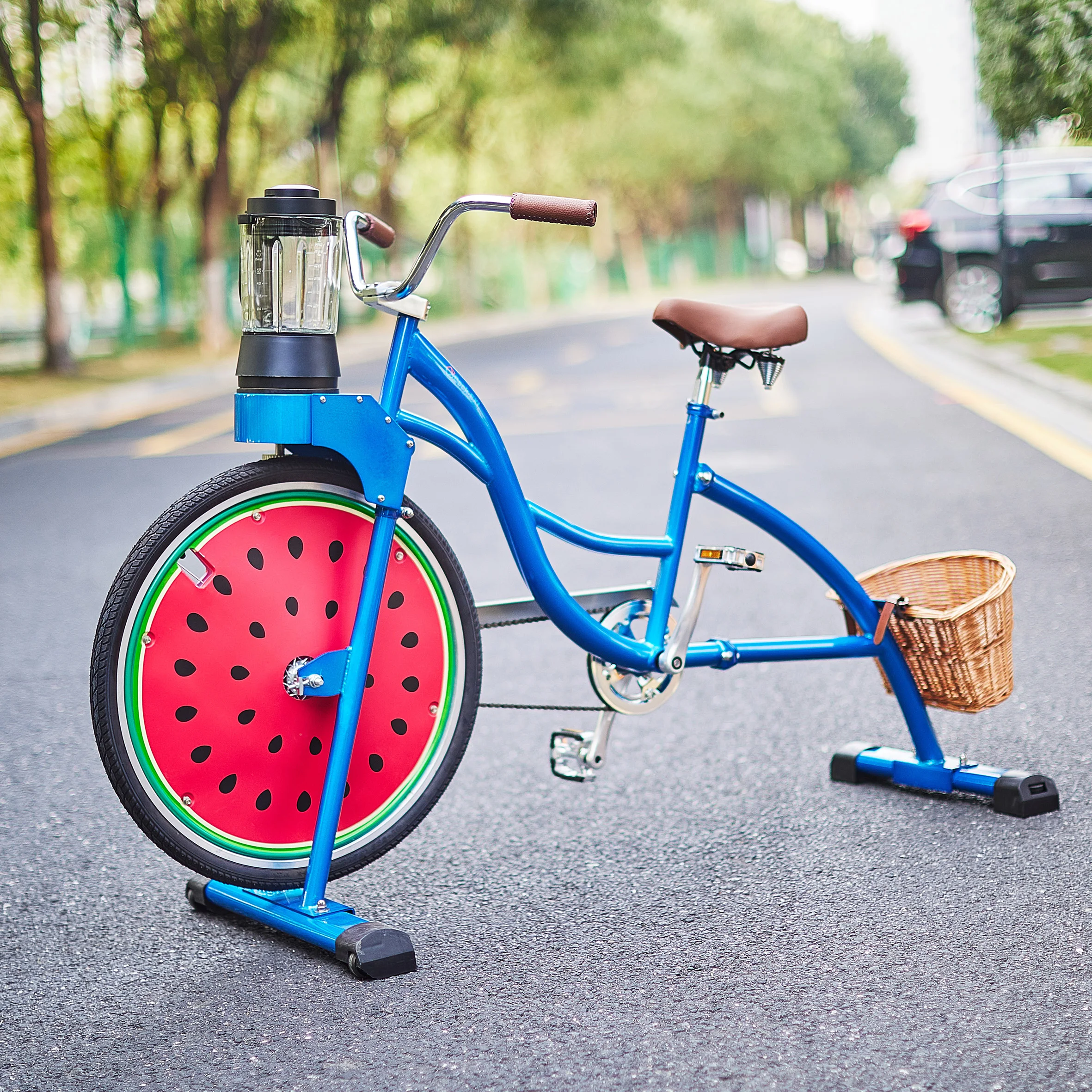 EXI beach cruiser bicycle fruit juicer processing making  machine