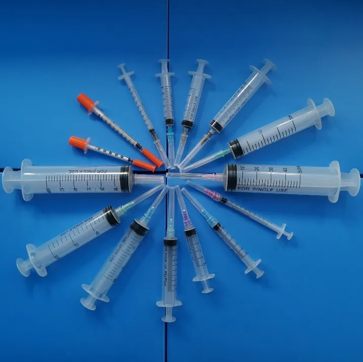 
1-50ml disposable syringe with needle disposable injector jeringa desechable 