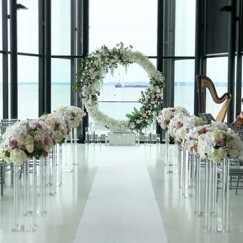 
Acrylic Wedding flower stand for table centerpiece event decoration 