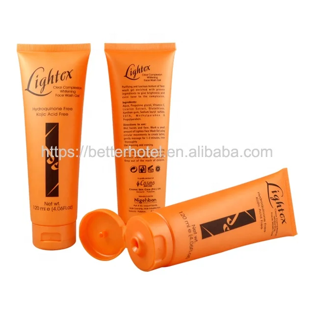 120ml empty biodegradable cosmetics packaging soft tube