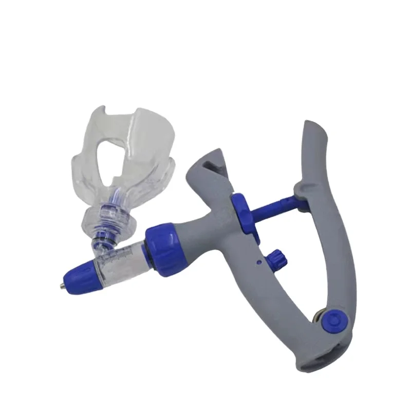  Factory Price Veterinary 1ml/2ml /5ml Continuous Animal Injection Gun Plastic Poultry Vaccine Syringe with bottle for