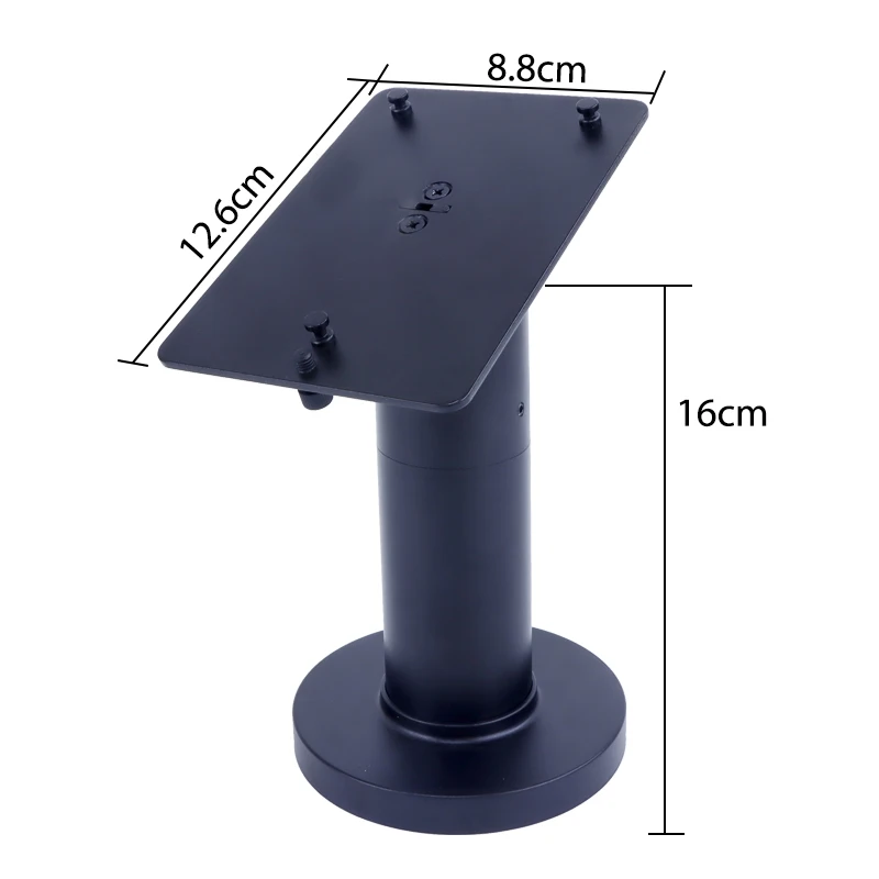 Desktop anti-theft metal POS terminal stand POS swivel credit card machine stand for PAX A30