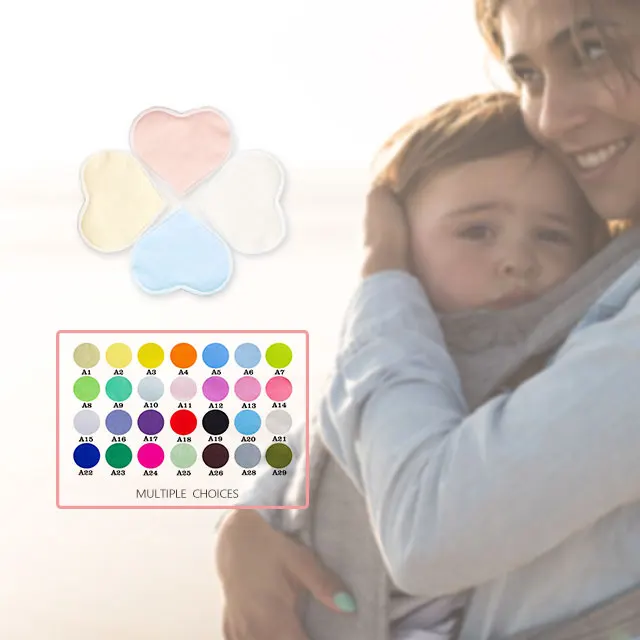 high absorbent reusable soft amazon hot sale washable organic bamboo  nursing breast pads