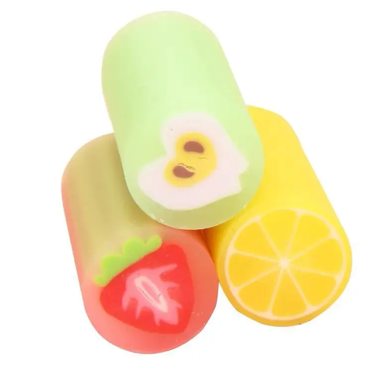 fruit Eraser school student cuttable cartoon sandwich 2B eraser