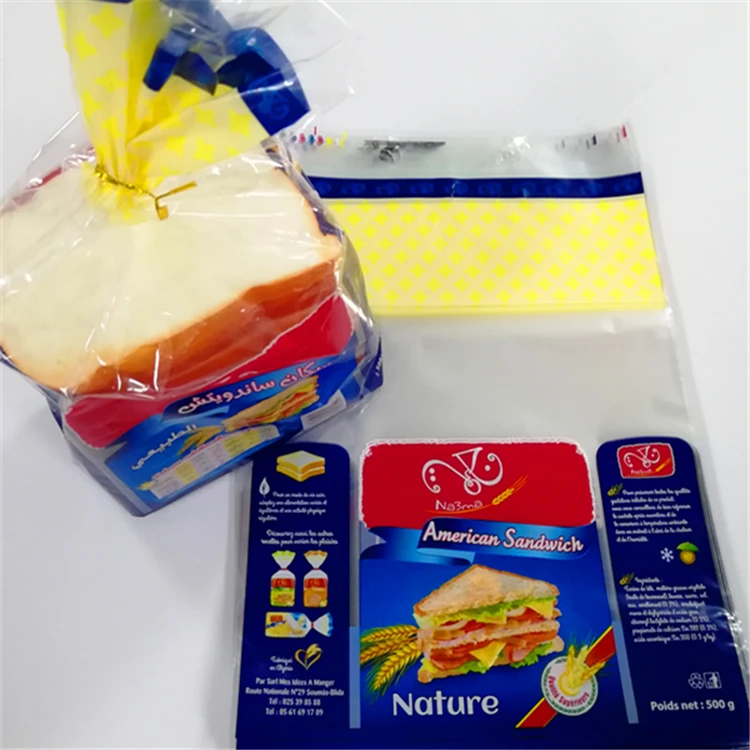 Bread Packing Transparent CPP Polypropylene Bread Bags Plastic Wicket Bag Bottom Gusset