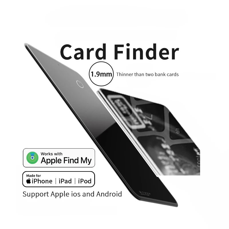 Trangjan factory Find my Network finder Global Tracking System Ultra thin Smart Card tracker